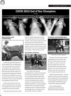 CDCTA 2015 End of Year Championships