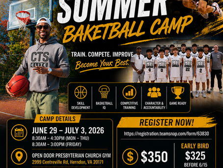 CTS Elite 2026 Summer Camp is Open for Registration!!