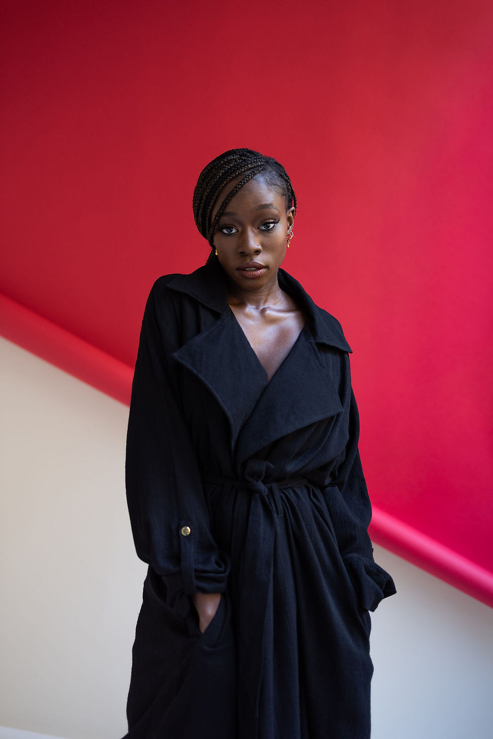 black trench coat women