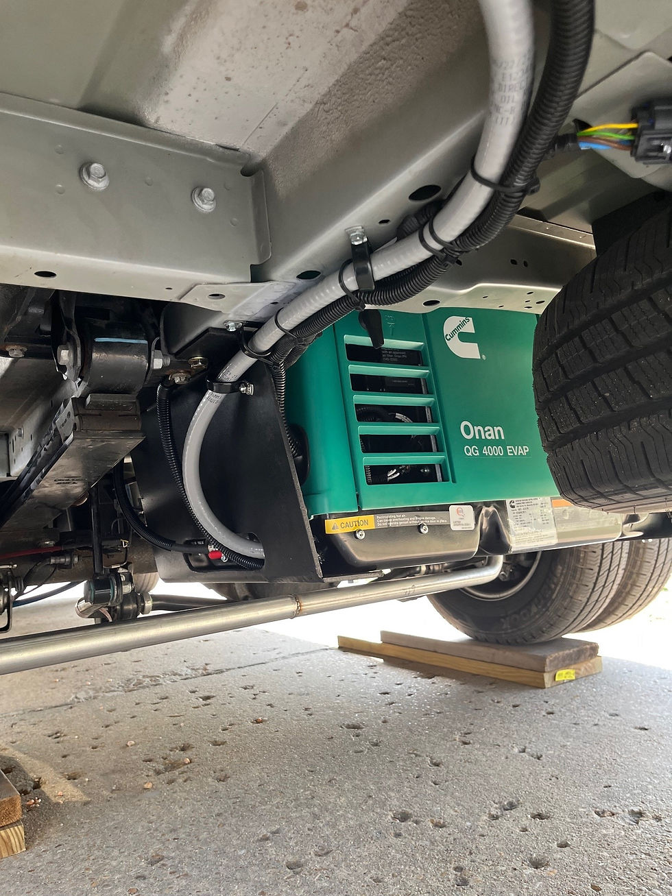 Thumbnail: Onan 4.0 undermount kit for the Ford Transit