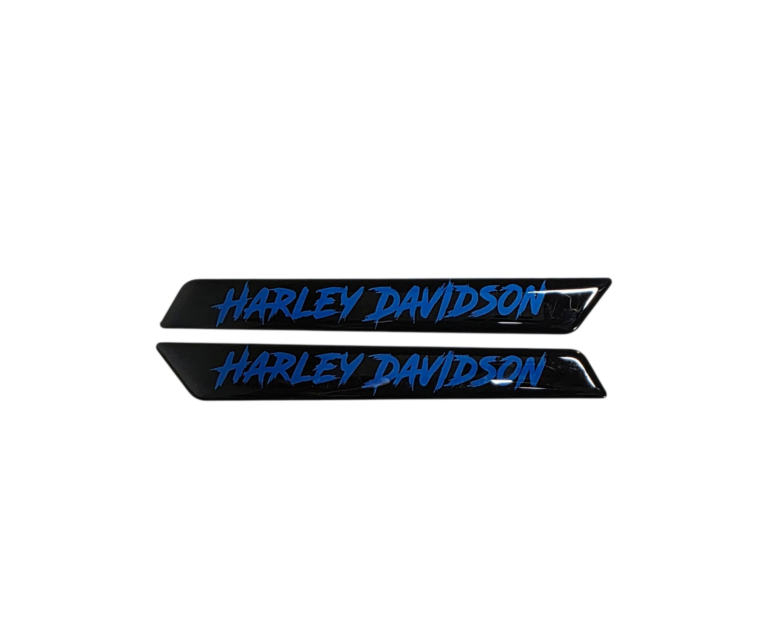 HARLEY TOURING SADDLEBAG BADGE INSERTS - HD SCRATCH