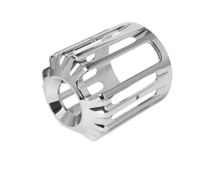 Warpath Moto CNC Billet Oil Filter Cover - Chrome