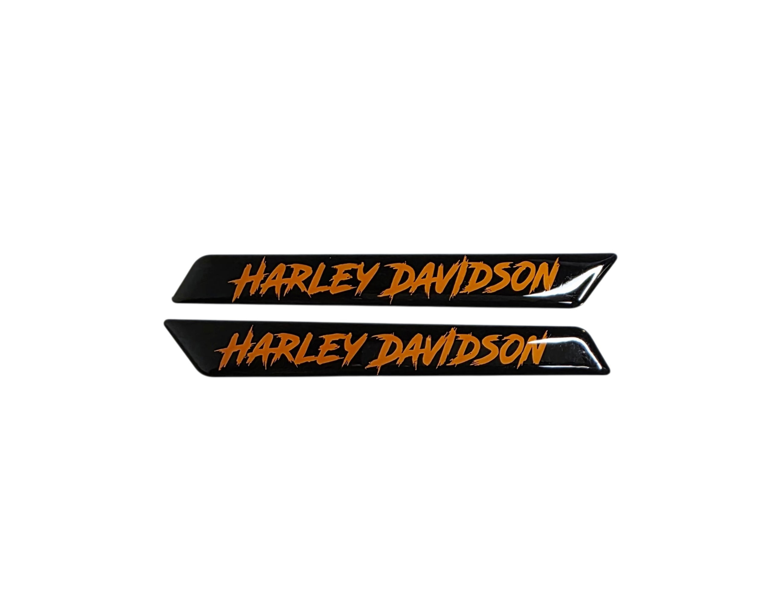 HARLEY TOURING SADDLEBAG BADGE INSERTS - HD SCRATCH