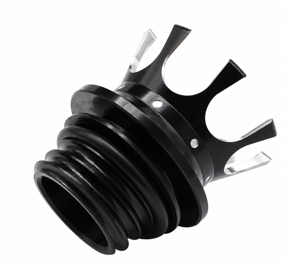 Crown Style Fuel Tank Cap - Black