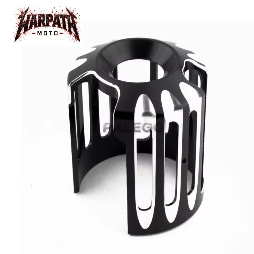 Warpath Moto CNC Billet Oil Filter Cover - Black