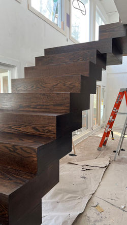 Custom Red Oak Free Standing
