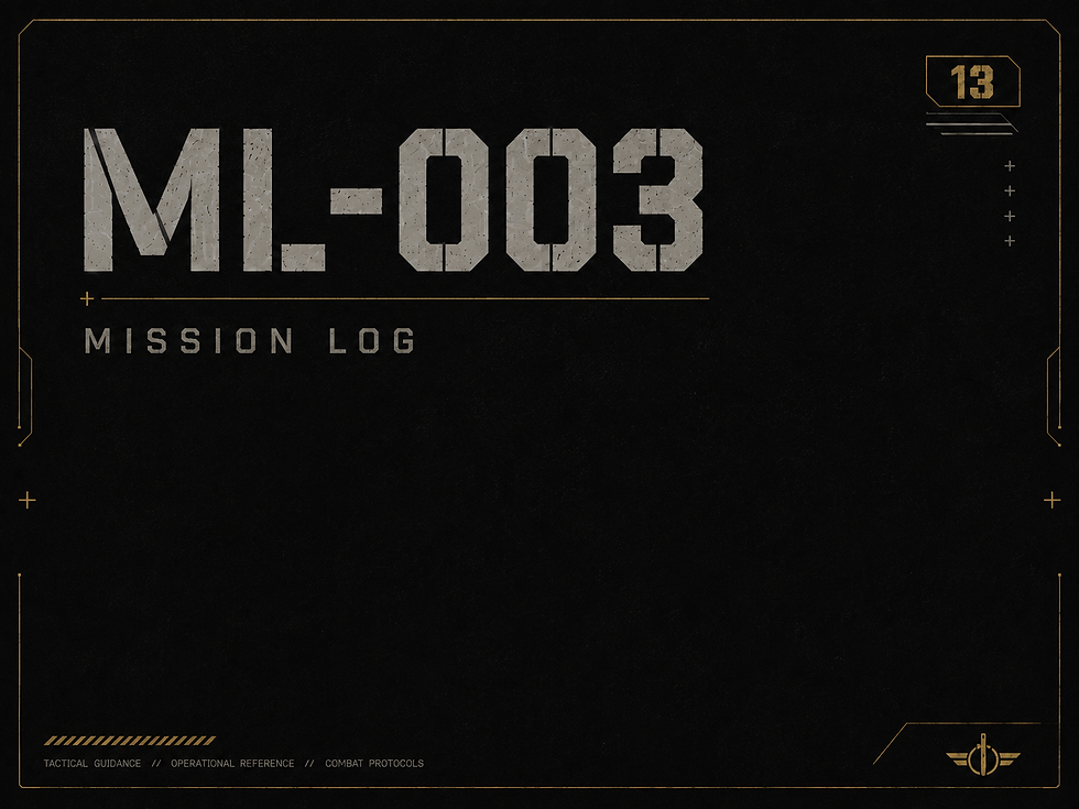 ML-003 [Protocol 3: Protect the Pilot]