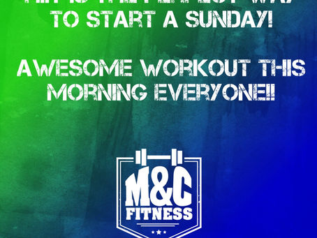 HIIT is the perfect way to start a Sunday!
