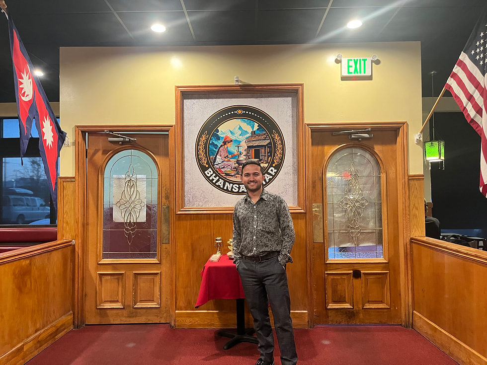 Pawan Kandel, owner of Bhansa Ghar.