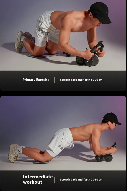 Miniatura: Automatic Rebound Abdominal Wheel