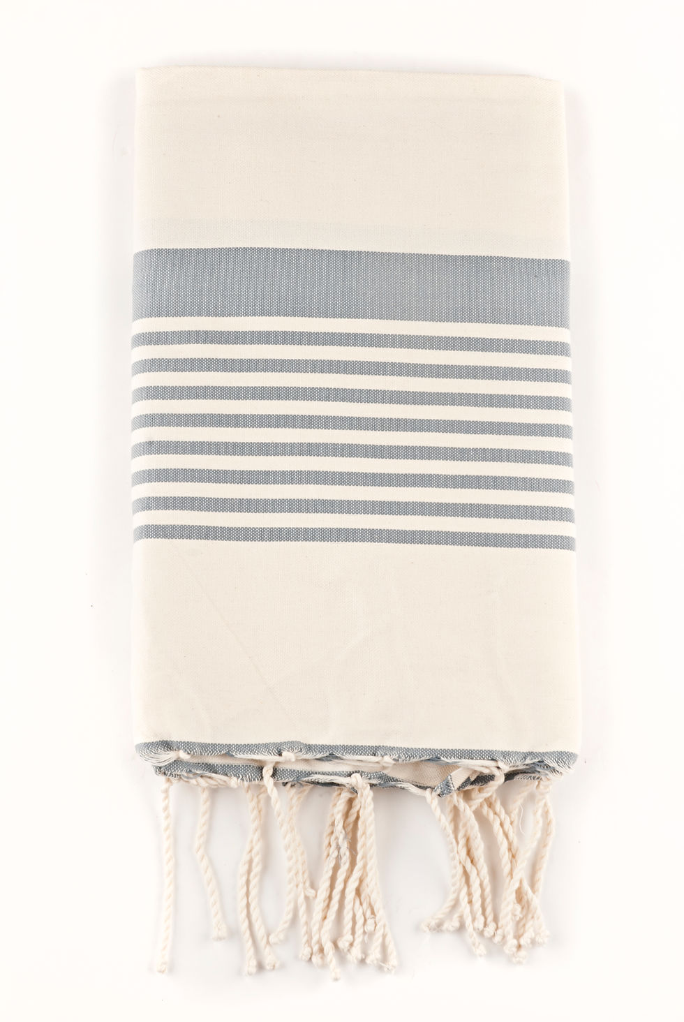 Fouta Crudo Rayas Grises