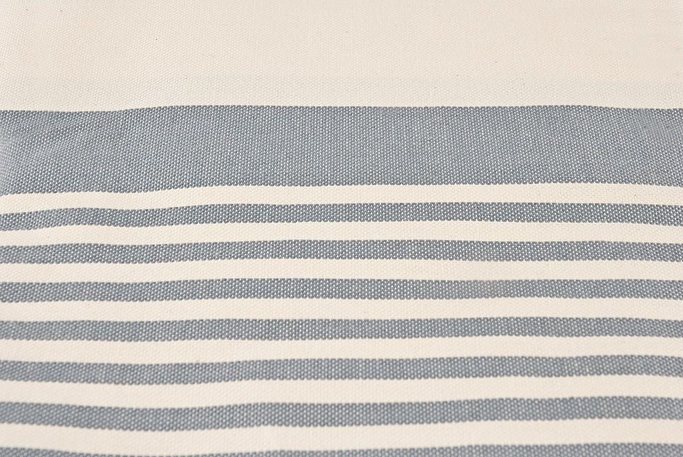 Fouta Crudo Rayas Grises