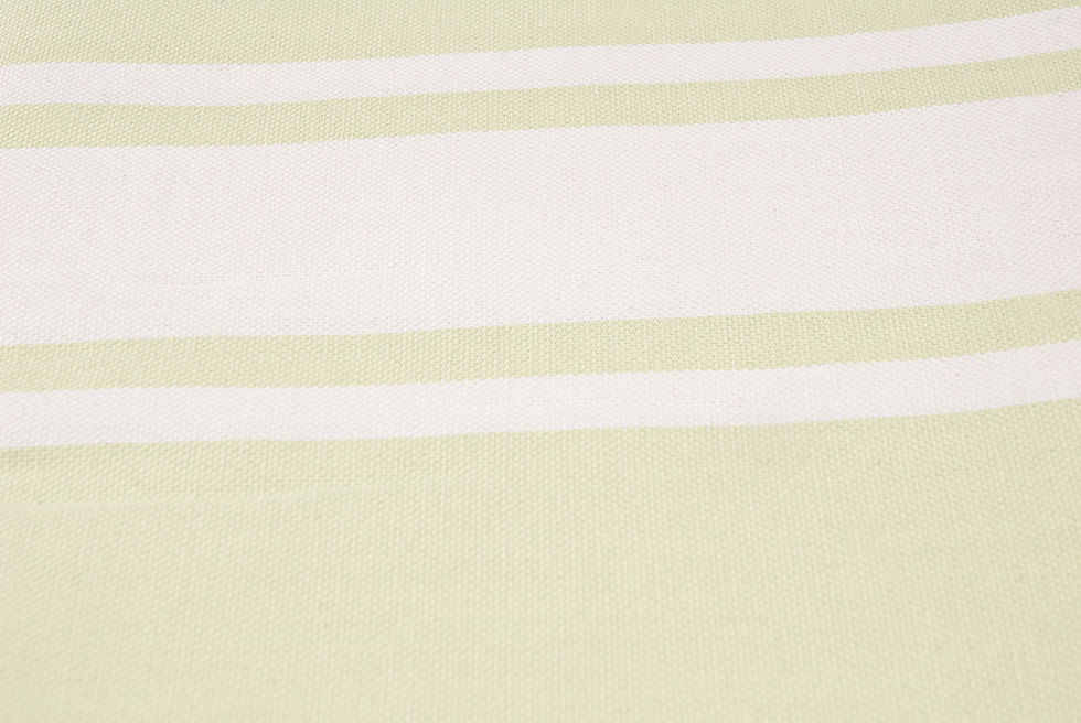 Fouta Verde Manzana Franja Blanca