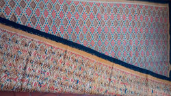 Margoum Antiguo Rombos Pequeños Rojo