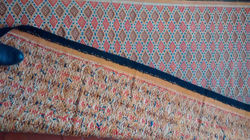 Margoum Antiguo Rombos Pequeños Rojo