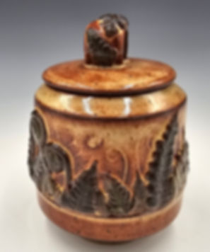 Fern and Flora Sugar bowl (Shino)