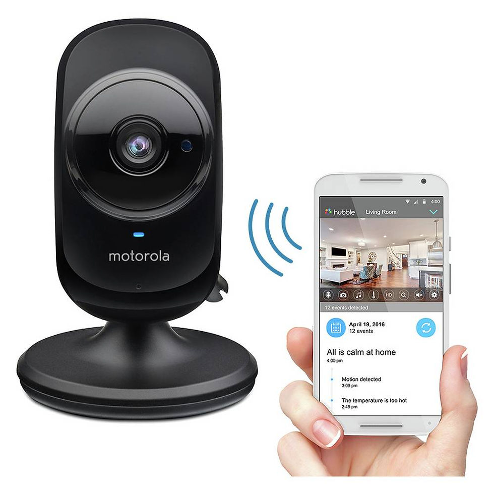 Thumbnail: This Motorola Focus 68 Home Wi-Fi Camera comes equipped with a clear 720p HD rec