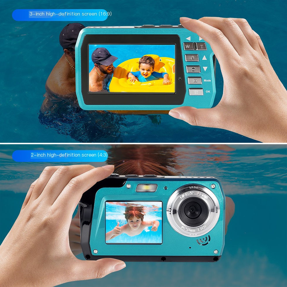 Miniatura: 4K Digital Camera with Dual LCD Screens and Waterproof