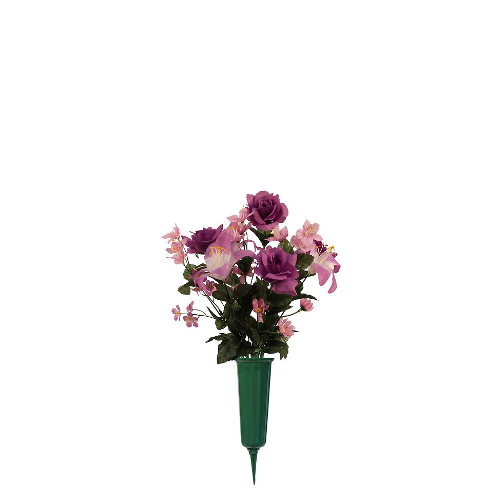 Heritage Flowers J-0249-PE 3 Styles Assorted Bouquet x 10