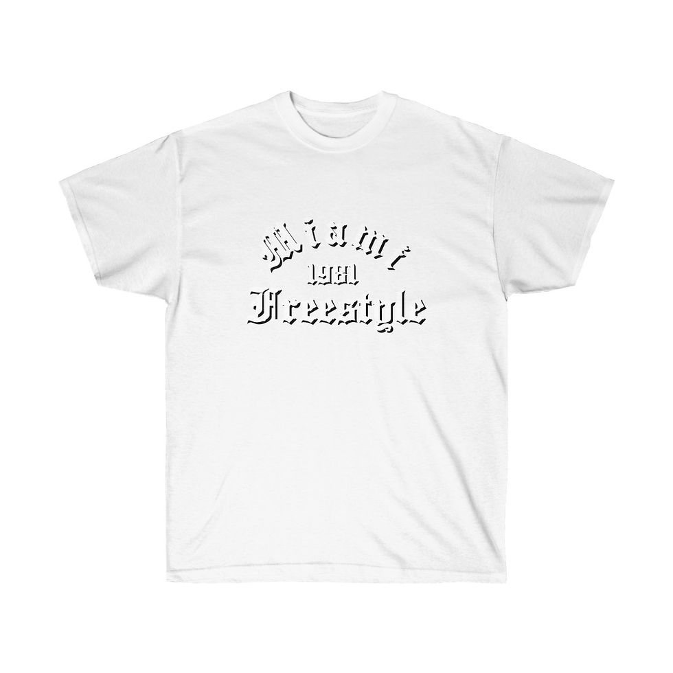 Miami Freestyle Music 80's Unisex Ultra Cotton Tee - Miami Freestyle 1981 Freestyle Music Concert Shirt