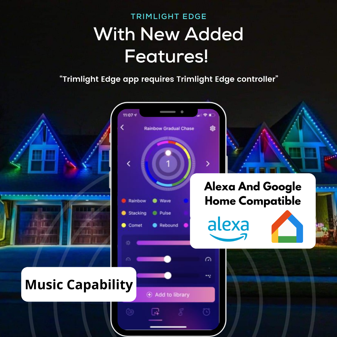TRIMLIGHT EDGE APP Permanent Holiday Lights