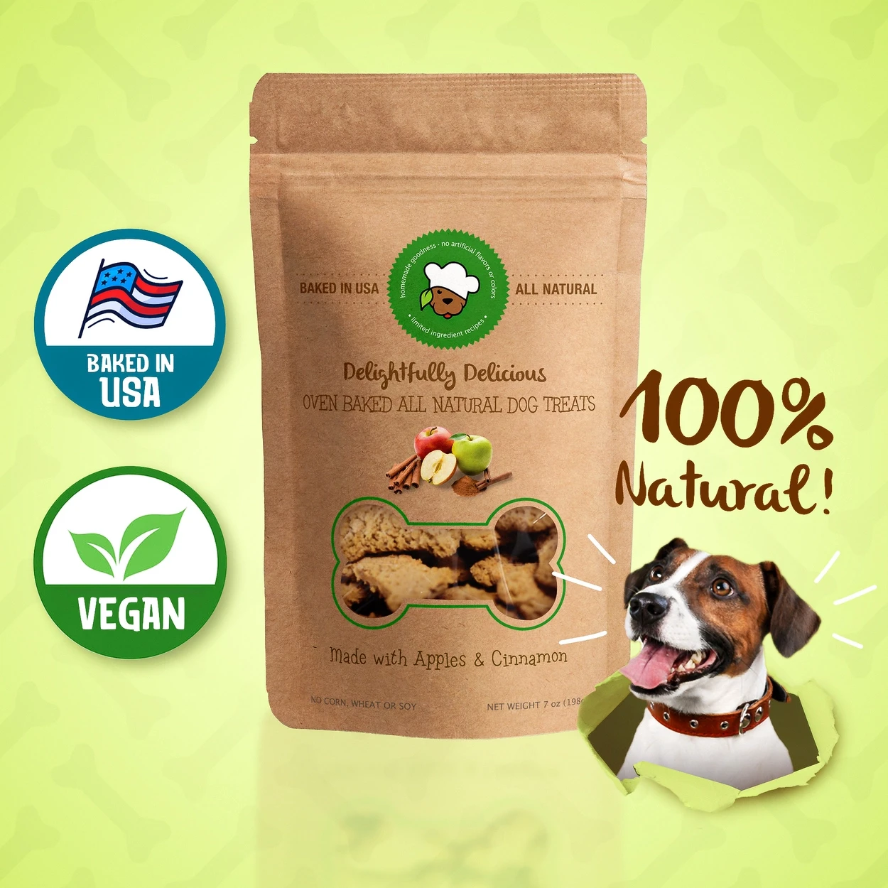 New York Apple and Cinnamon Dog Treats