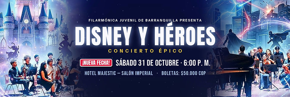 Disney y Héroes- Concierto Filarmónica Juvenil de Barranquilla (1)