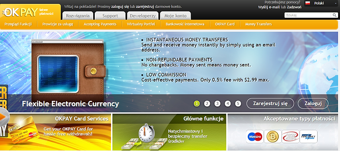 Okpay internetowy procesor płatniczy płatności online