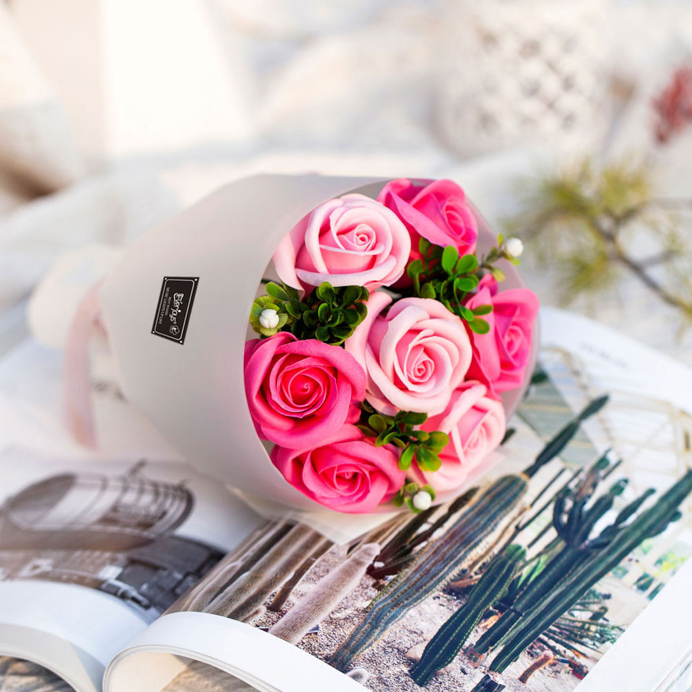 ソープフラワー ボックス アレンジメント ソープフラワーギフト 花 7花束 誕生日 プレゼント 母 女性 女友達 彼女 結婚祝い お祝い ギフト 退職 新築祝い