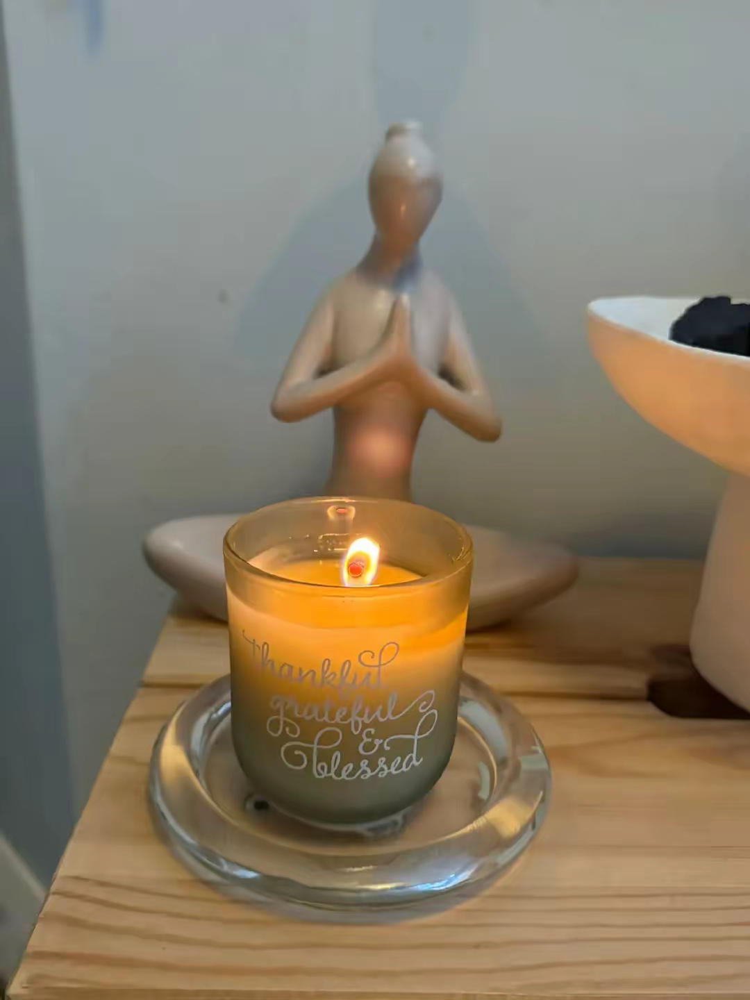 Meditation candle