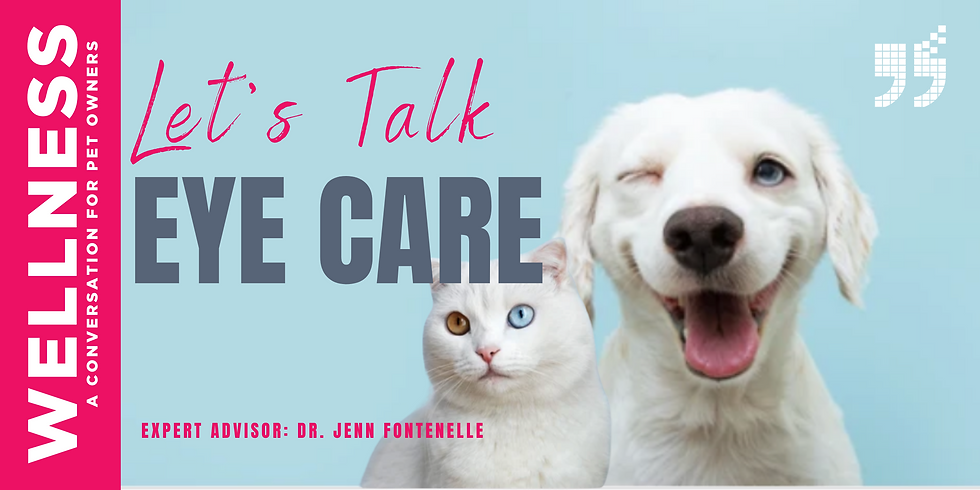 Let's Talk Pet Eye Care