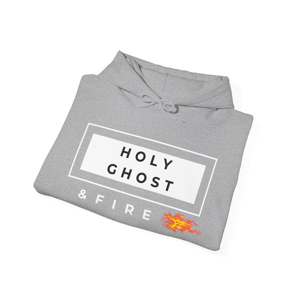 Thumbnail: Unisex Heavy Blend™ Hooded Sweatshirt- Holy Ghost & Fire