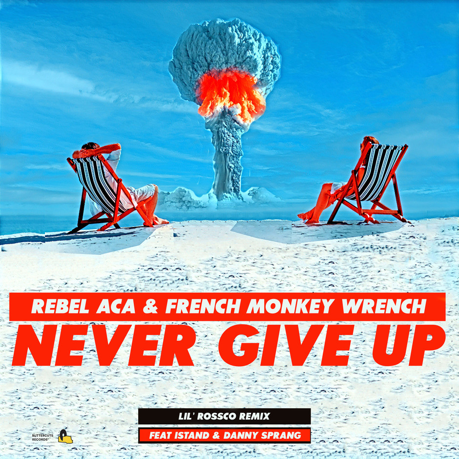 Now Hear This: Never Give Up (single)- Rebel ACA & French Monkey Wrench (feat iSTAND & Danny Sprang)