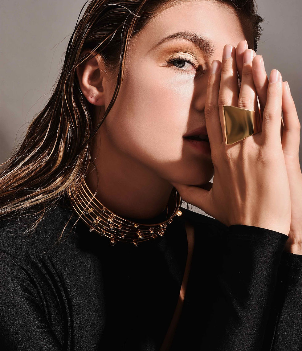 Miniatura: Choker Buril Cristales