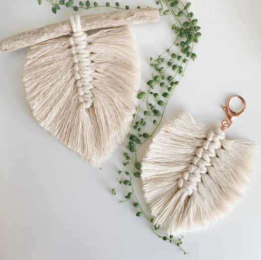 macrame feather tutorial