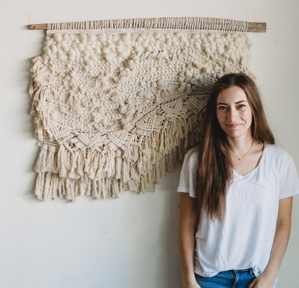 Lindsey weaving work at hellohydrangea