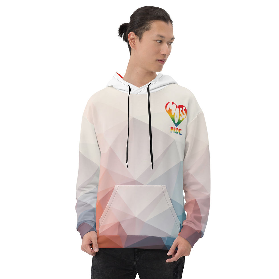 Miniatyrbilde: Unisex Hoodie  " Moss Pride m/ hette print - Urban " 