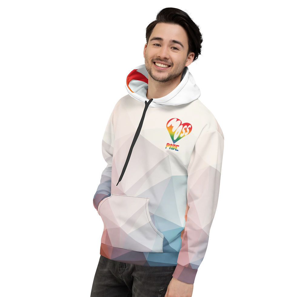 Miniatyrbilde: Unisex Hoodie  " Moss Pride m/ hette print - Urban " 