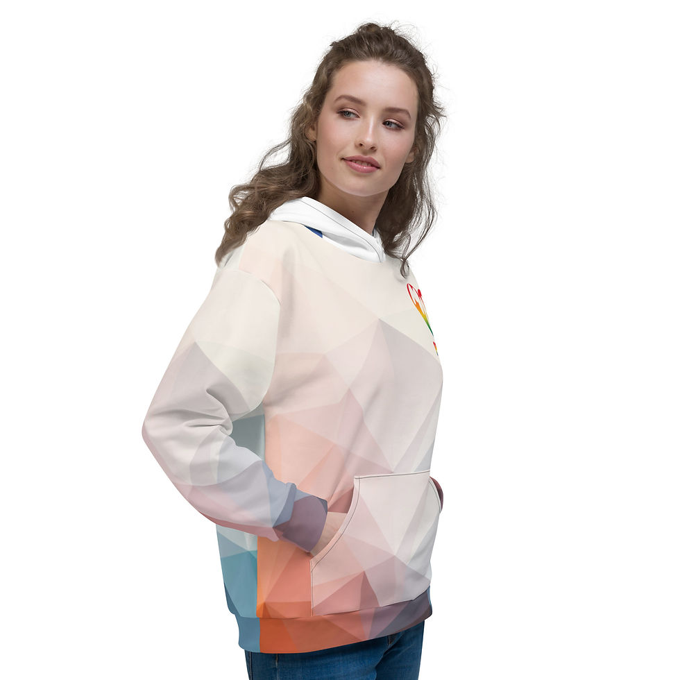 Miniatyrbilde: Unisex Hoodie  " Moss Pride m/ hette print - Urban " 