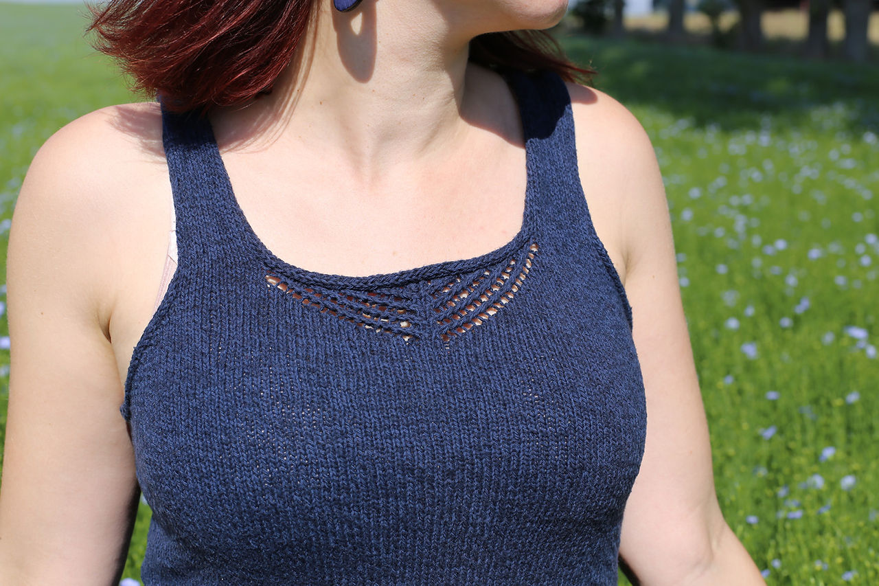 Top d'ete Corbetti - Tricot femme par Folie 0rdinaire Design