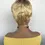 Thumbnail: Wig natural gold, synthetic, short hair, deceptively real, 2 inches