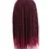 Thumbnail: Twists, 5 Pcs Senegalese Havana crochet twists burgandy 12 strands, 18 inches