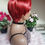Thumbnail: Ladies wig Red women wig, deceptively real, high quality, light