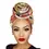 Miniaturbild: Ankara/African print preTied satin lined Headwrap, Wachsdruck Kopftuch