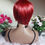 Thumbnail: Ladies wig Red women wig, deceptively real, high quality, light