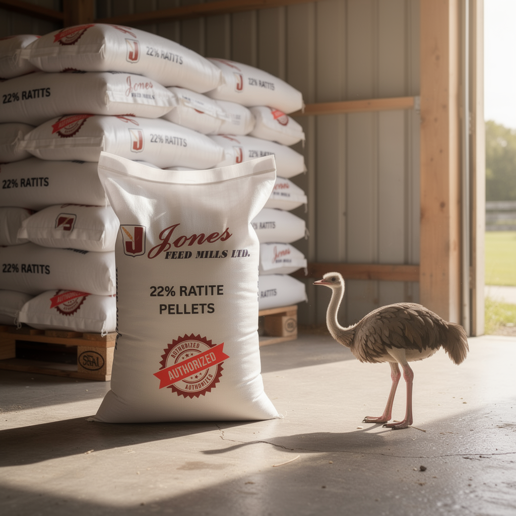 Ratite Feed at Chatham Farm