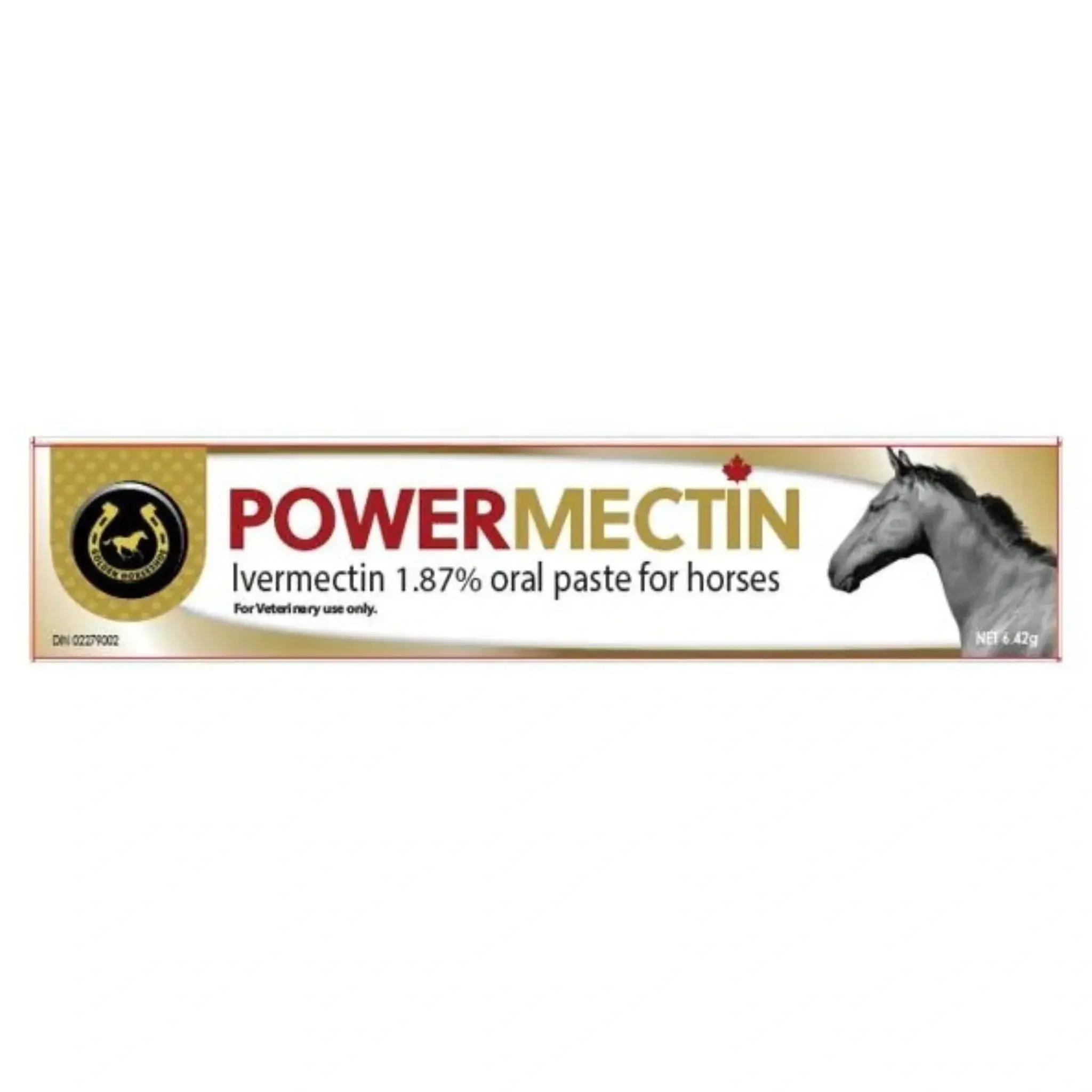 Golden Horseshoe Powermectin Horse Wormer 6.42 g – Ivermectin 1.87%