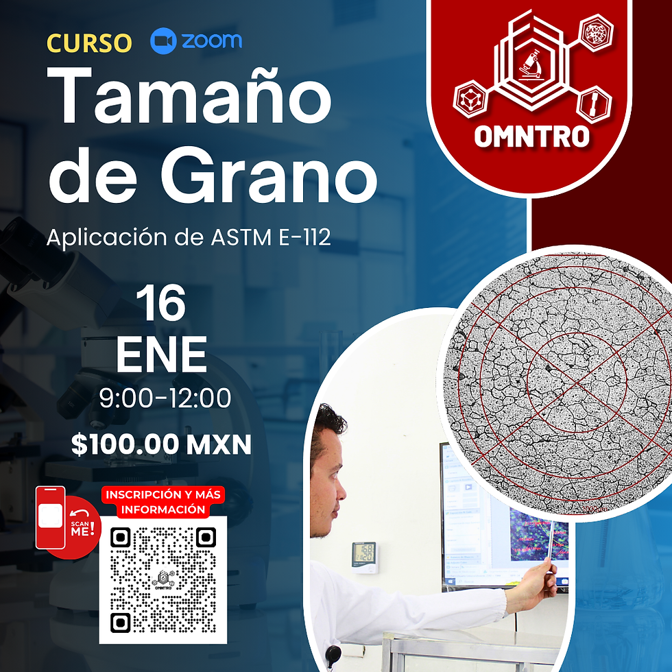 Curso: Tamaño de Grano (ASTM E112)