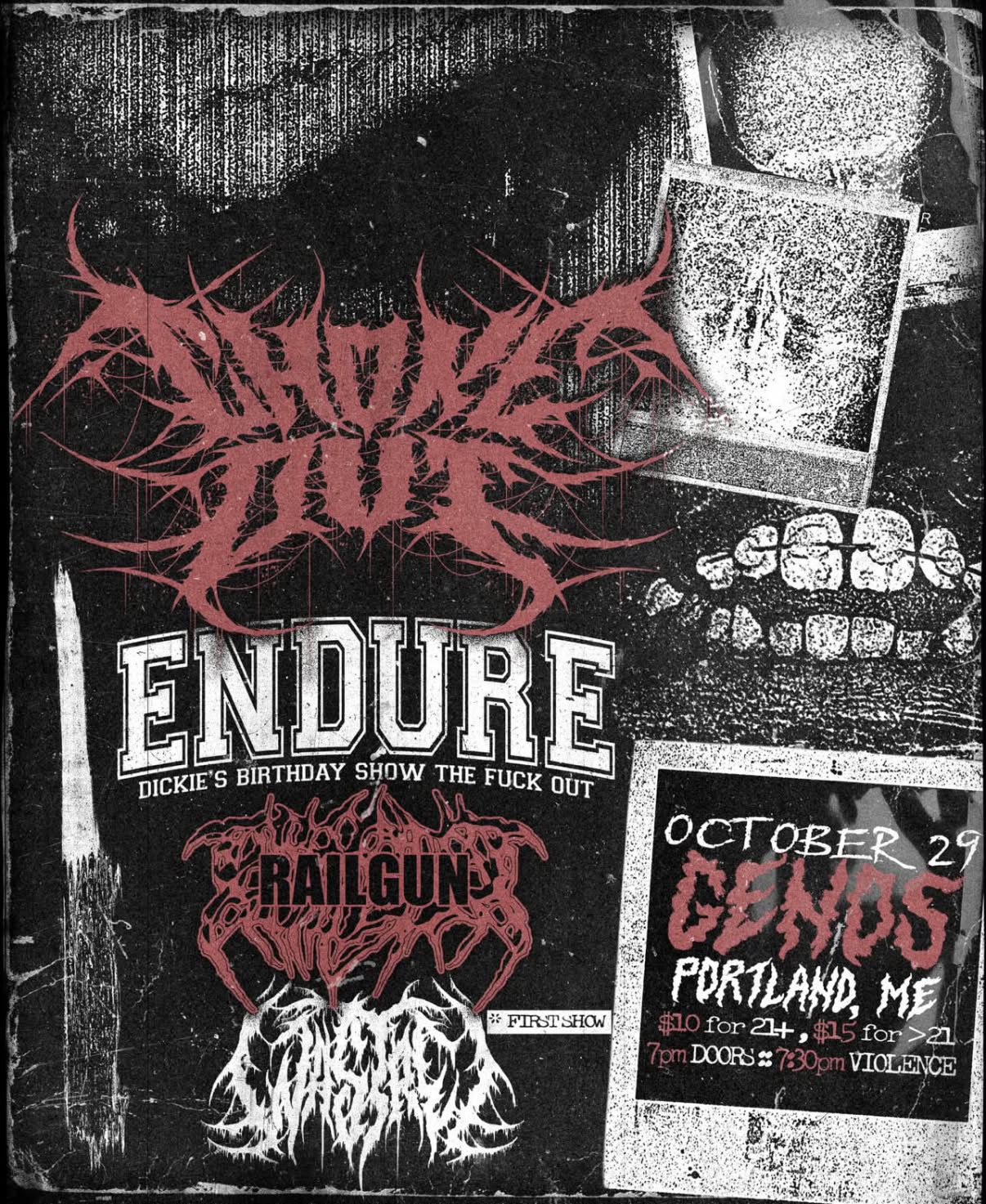 CHOKE OUT //  ENDURE //  RAIL GUN //  WASTREL