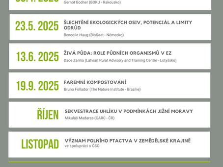 Přehled dnů otevřených dveří na Ekofarma PROBIO 2025